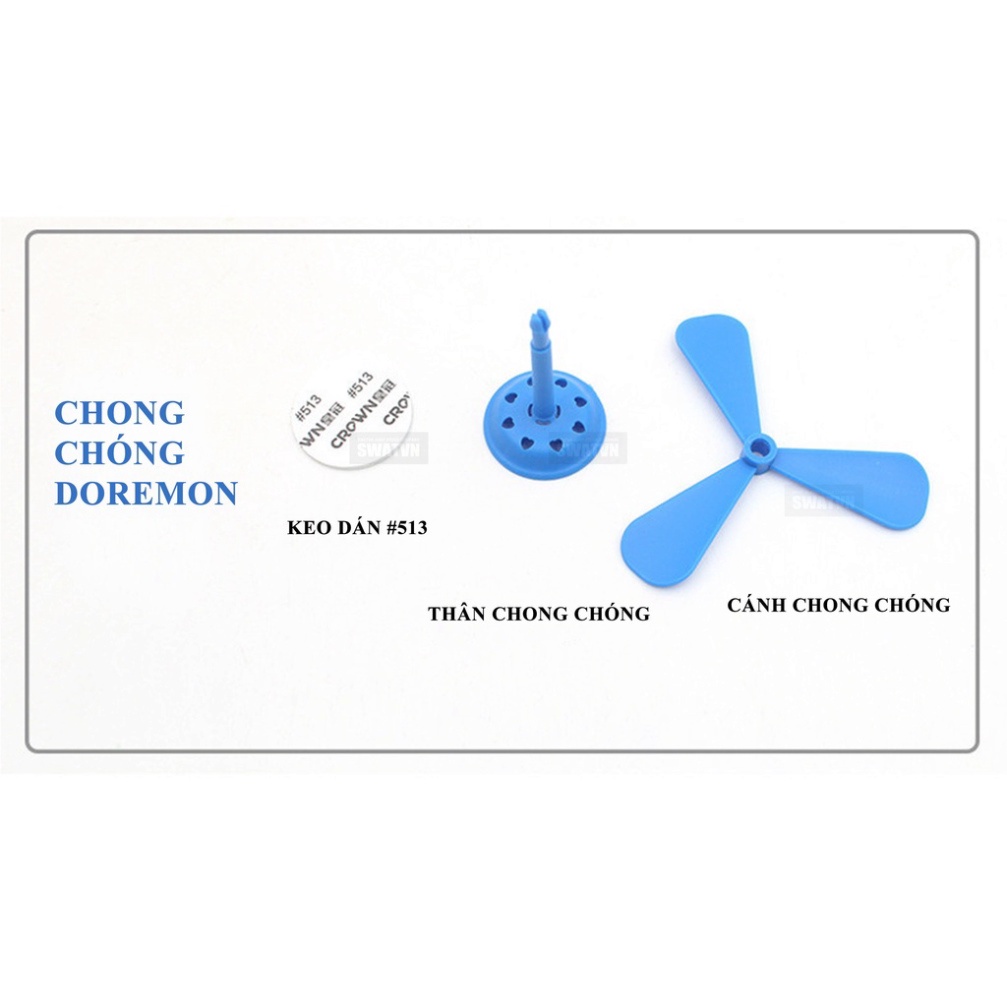 Chong chóng gắn nón bảo hiểm nhiều màu kèm keo dán mẫu mới- phụ kiện nón bảo hiểm
