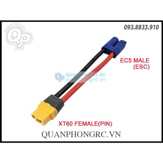 Cáp chuyển pin / esc EC5 - XT60