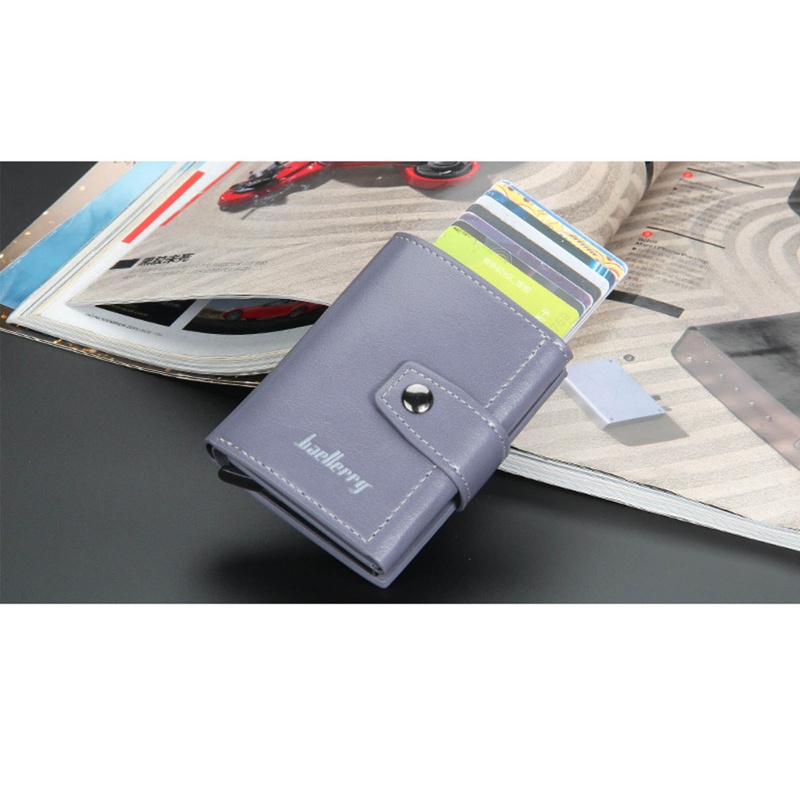 Ví Đựng Thẻ ID / Tiền Mini Siêu Mỏng Chống RFID Tiện Dụng Cho Nam