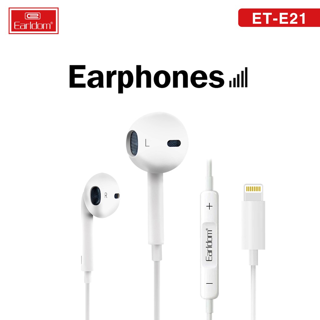 Tai nghe Bluetooth chân lightning Earldomm E21