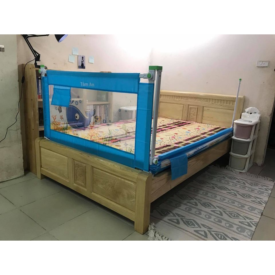 [Mã FMCGSALE15 giảm 8% đơn 500K] Thanh chắn giường, chặn giường cao cấp giữ an toàn cho bé