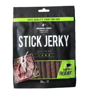90gr- Thịt bò, cừu que cho chó Snack Stick Jerky Bowwow