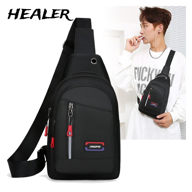 Túi Da Đeo Chéo Ngực Thời Trang Hàn Quốc Mới Cho Nam