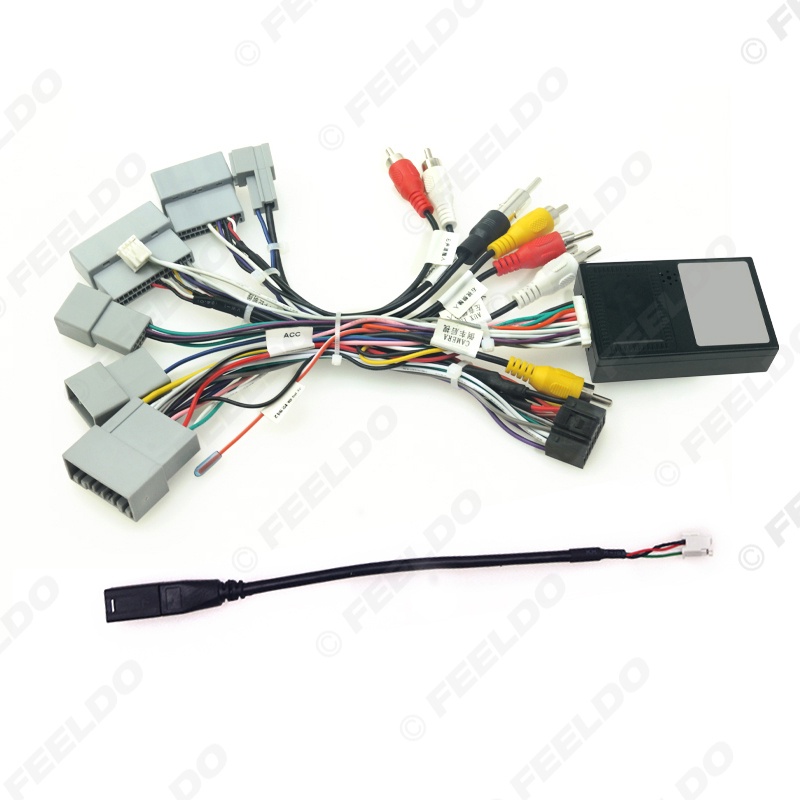 Dây Cáp Âm Thanh 16pin Kèm Hộp Canbus Cho Honda Civic CRV Breeze