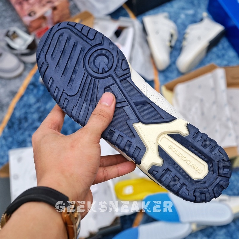 [GeekSneaker] Giày Sneaker NB - Aime Leon Dore New Balance 550 &quot;White / Navy&quot; ALD | NB550