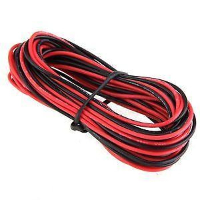 30 Awg Silicone Wire Cable 1 cm Black - Black Cable