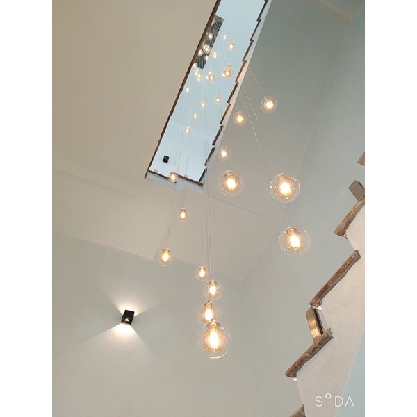 Đèn thả cầu tròn cực đẹp giá áp dụng cho 1 bóng
