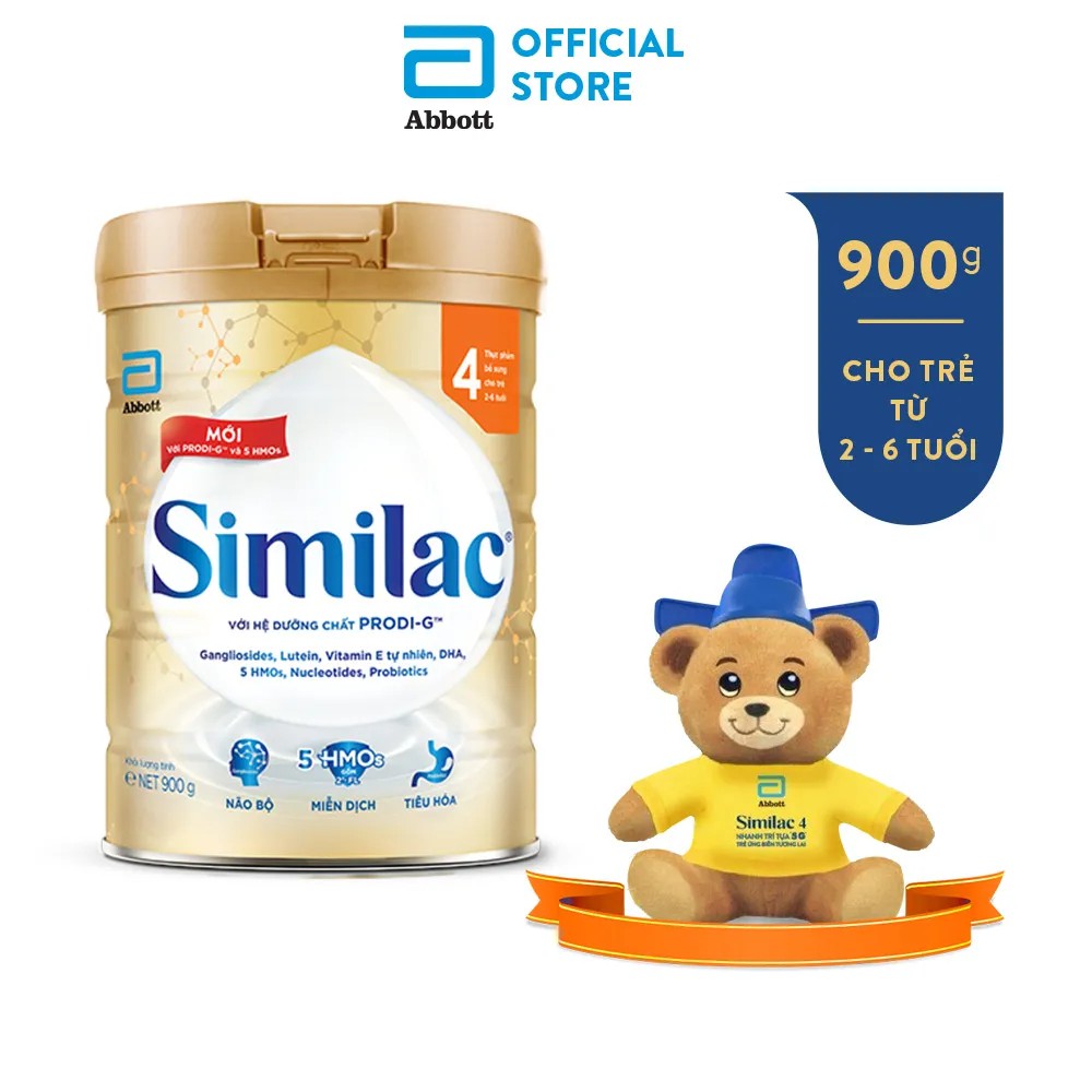 Sữa bột Similac Enstein 4 900g/lon