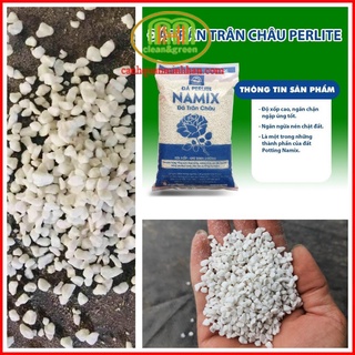 Đá perlite 100gr cân bằng độ ẩm cho xương rồng sen đá tăng sự thoát nước cho đất, giảm ngập úng