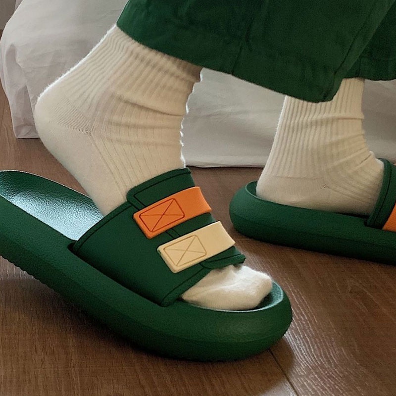 Dép Sandal eva Đế Dày Quai Mỏng Chống Trượt Thời Trang Đi Biển Mùa Hè Cho Cặp Đôi