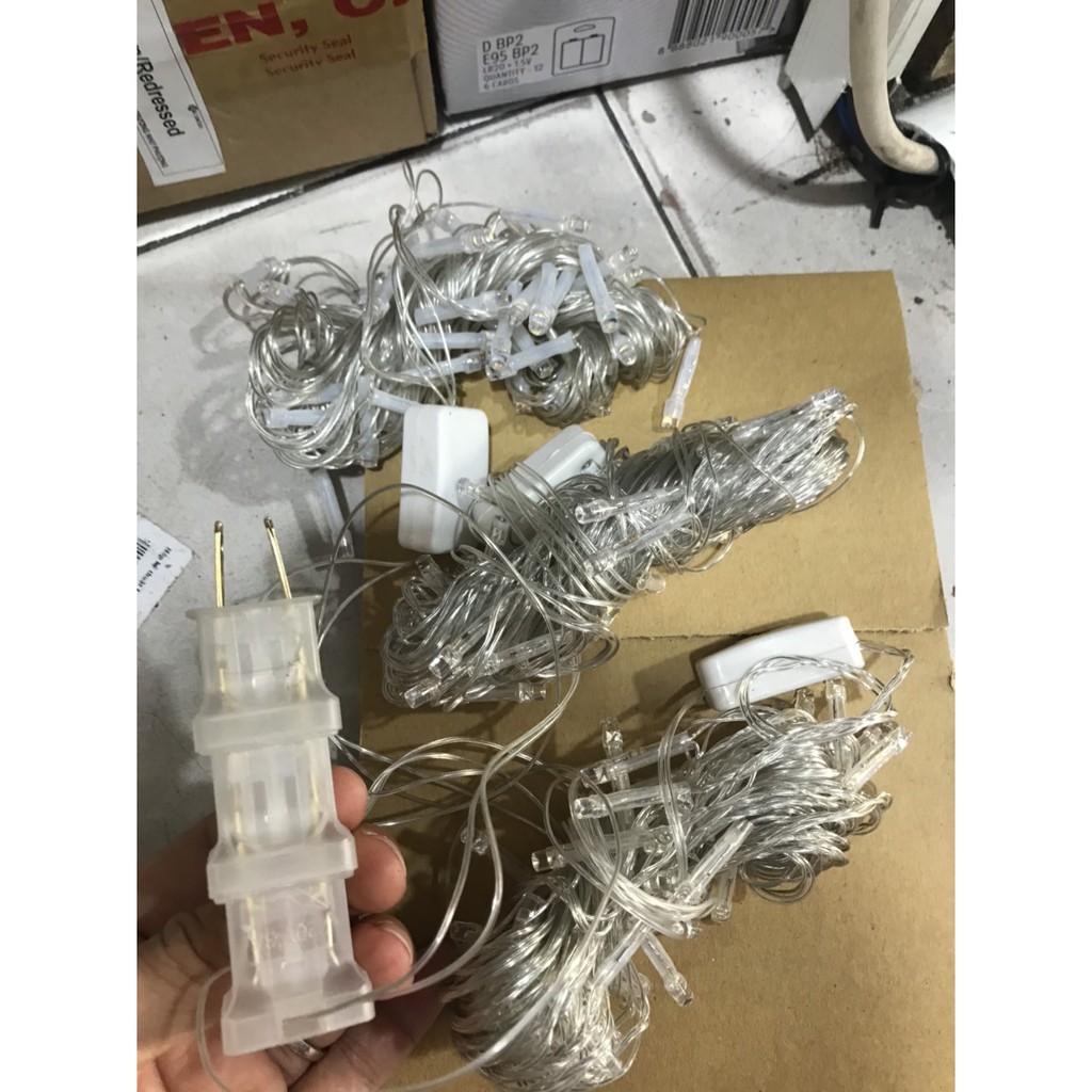 ⚡️ Xài điện- Dây đèn led đom đóm trang trí không chớp nháy 7m 50 bóng đèn ánh sáng vàng ấm⚡️