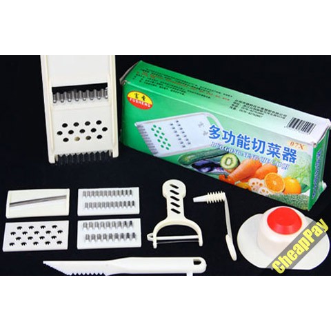 Bộ Dụng Cụ Tỉa Rau Củ Quả Đa Năng 10 Trong 1