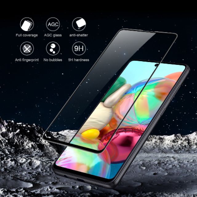 Kính cường lực Nillkin Galaxy A71 3D CP+ Max Full Màn hình chính hãng