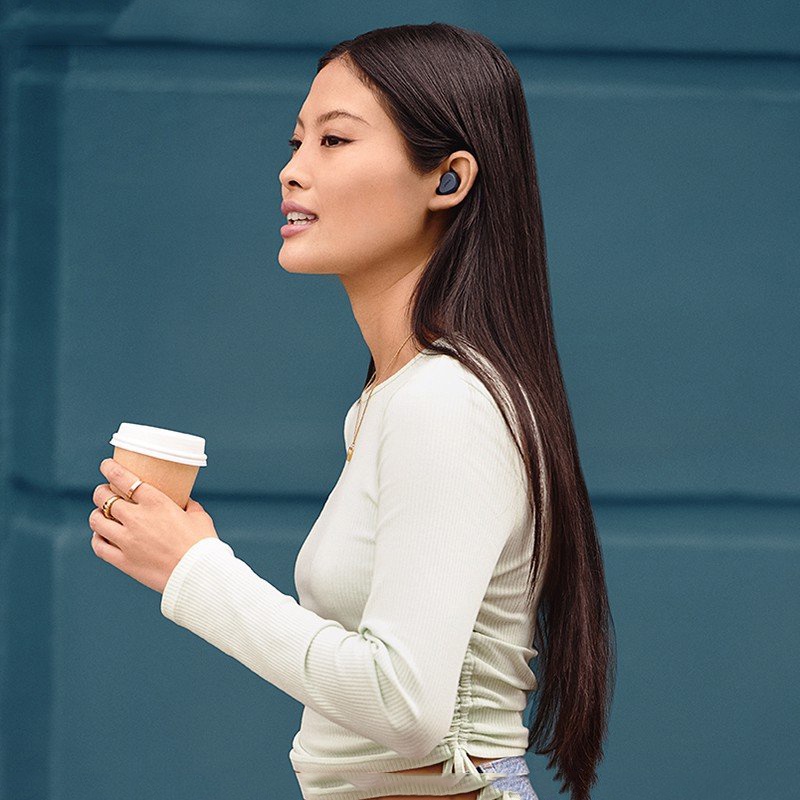 Tai Nghe Bluetooth Nhét Tai Nghe Nhạc, Đàm Thoại Nhỏ Gọn, Chống Nước IP55 Jabra Elite 2 - Hàng Chính Hãng