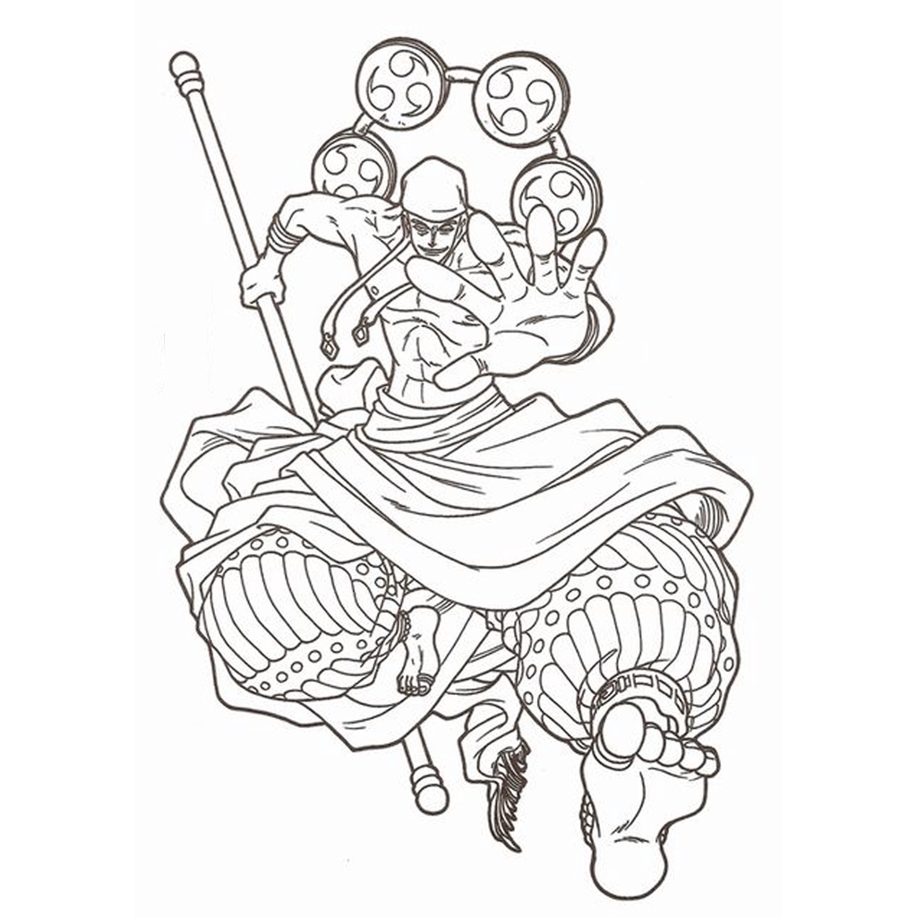 Bộ Tranh tô màu, màu nước ONE PIECE cho bé tập sáng tạo