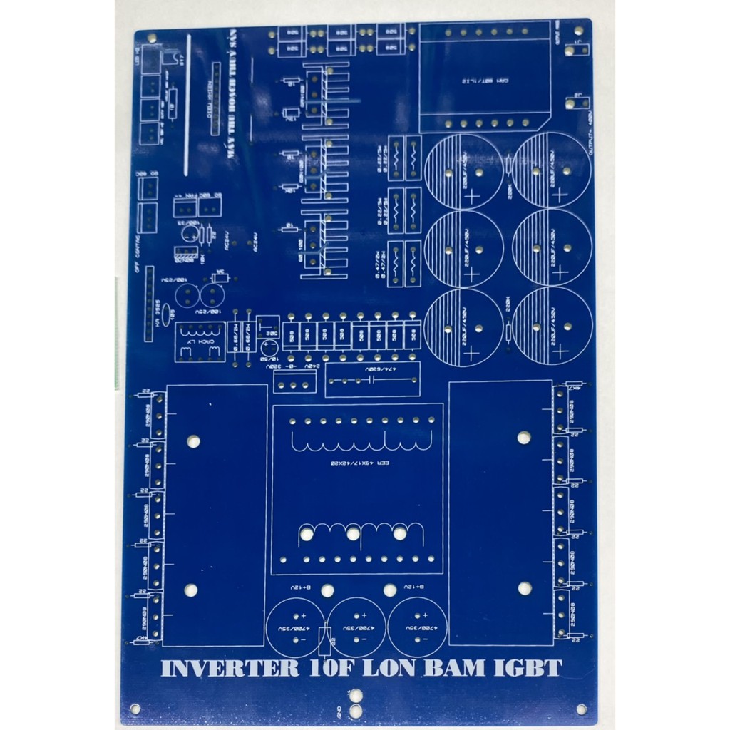 PCB bo mạch kích điện 10 fet lớn - băm IGBT