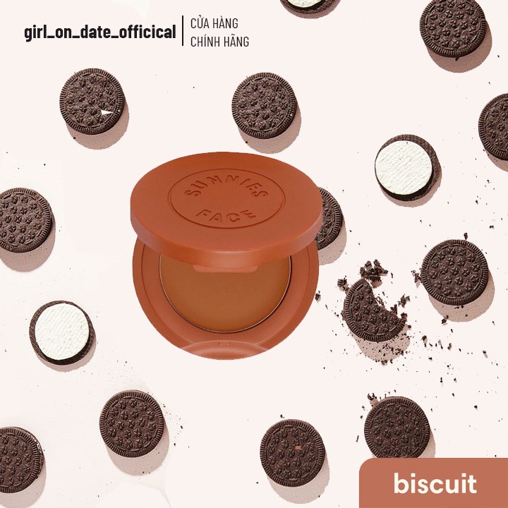 [FREE SHIP - CHÍNH HÃNG] Phấn má Sunnies Face Airblush Biscuit [Cream Blush & Cheek Tint] CÓ SẴN GIAO NGAY | BigBuy360 - bigbuy360.vn