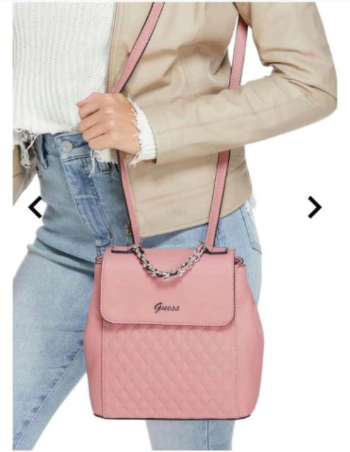Balo túi GUESS 2in1 chất Da thật, hàng Authentic