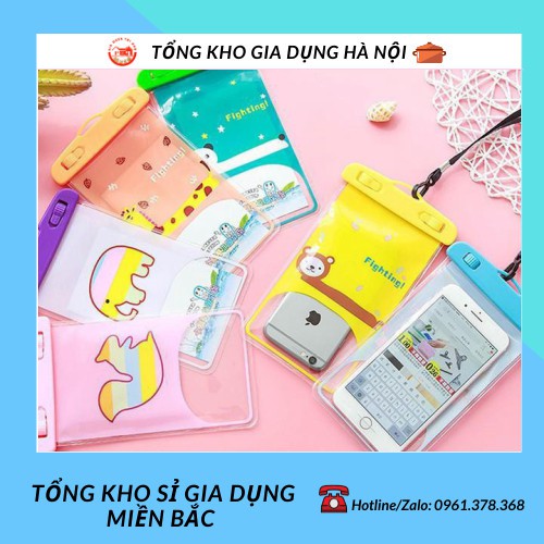 Túi đựng điện thoại chống nước đi mưa, đi biển siêu dễ thương 88066 TỔNG KHO SỈ GIA DỤNG