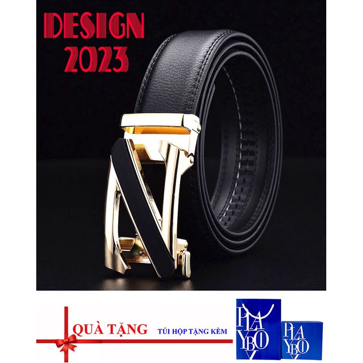 Thiết kế 2023 - Quà Sinh Nhật cho Nam ý nghĩa -Thắt lưng nam cao cấp FULL TÚI HỘP QUÀ TẶNG Y HÌNH
