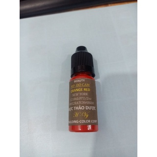 💫🌺 Mực phun xăm đỏ cam VIP colagen 10ml chuẩn mỹ💫🌺