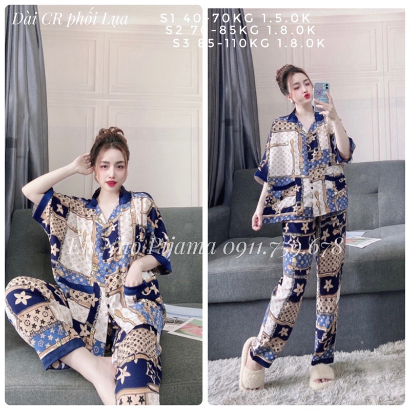 Bigsize 50-110kg cánh rơi Lụa 2 túi phối siêu mềm mịn đẹp Én Nhỏ Pijama | BigBuy360 - bigbuy360.vn