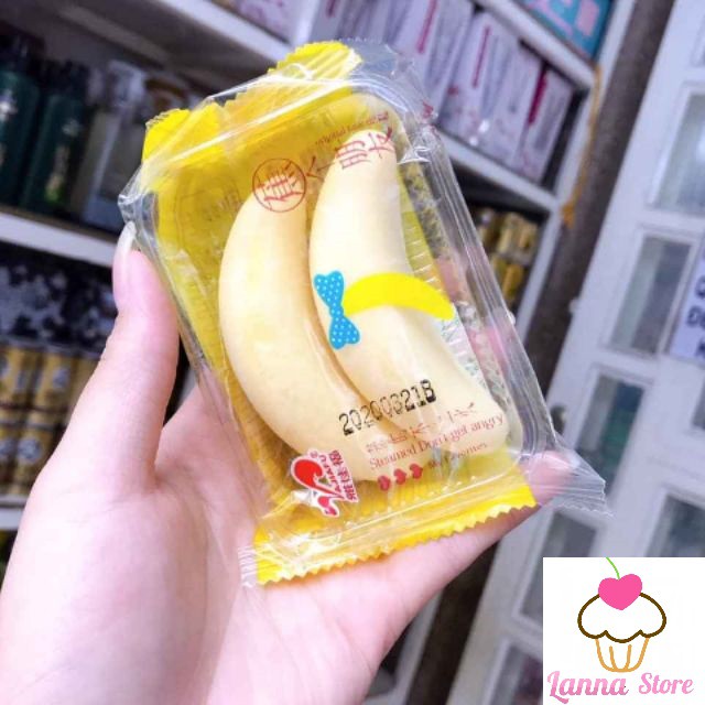 [DATE MỚI NHẤT] BÁNH CHUỐI ĐÔI 50GAM - ĐÀI LOAN