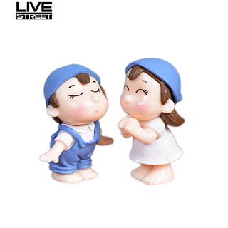 Set 2 tượng cặp đôi mini trang trí tiểu cảnh