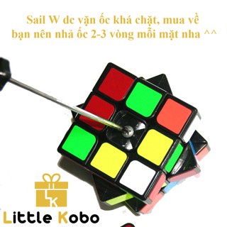 Rubik 3x3 Qiyi Sail W Rubic 3 Tầng Khối Lập Phương Ma Thuật Xoay Mượt , Lõi Cứng Cáp, Bền