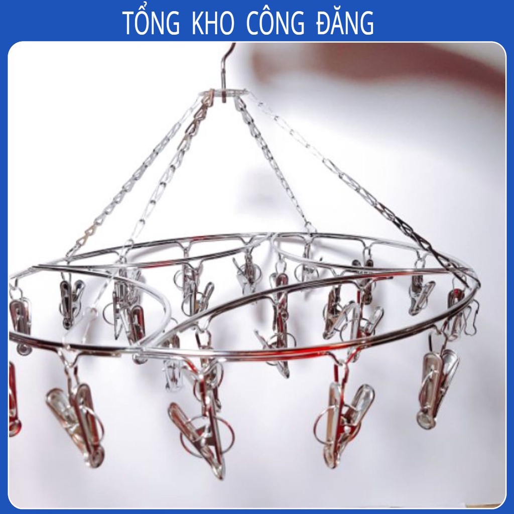 Mắc dù tròn, mắc treo quần áo 100%inox