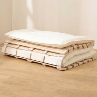 Giường cuộn gỗ tự nhiên
