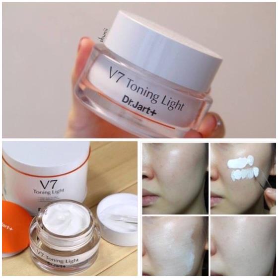 Kem Dưỡng V7 Phục Hồi Da 50ml, Kem V7 Dưỡng Trắng Tái Tạo Da Toning Light Dr.Jar [Hàn Quốc] - Giúp Da Khoẻ Mạnh