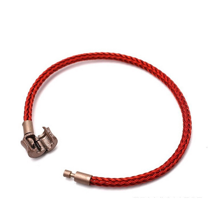 Vòng dây đeo thắt bện với phụ kiện khóa nam châm 3D chống thấm nước DIY | BigBuy360 - bigbuy360.vn