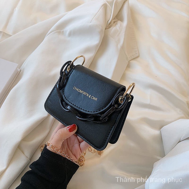 Túi đeo chéo hình vuông acrylic phong cách phương Tây mới dành cho phụ nữ 2022