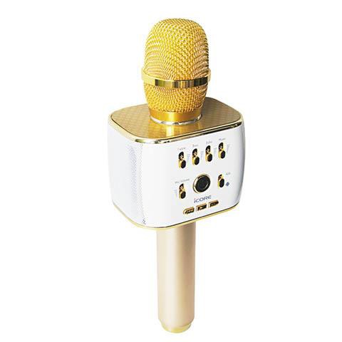 Micro Karaoke Kiêm Loa Bluetooth iCore IC-M9, âm thanh sống động, bắt sóng cực tốt giá cực sốc
