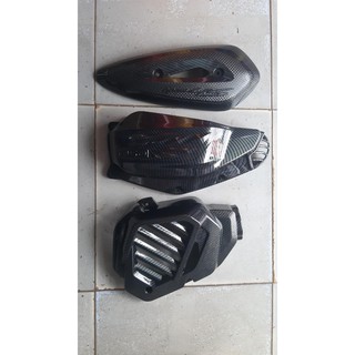 BỘ 4 món Sh mode 2014-2019 (Che pô, Bô e, quạt, Lốc máy nhỏ)