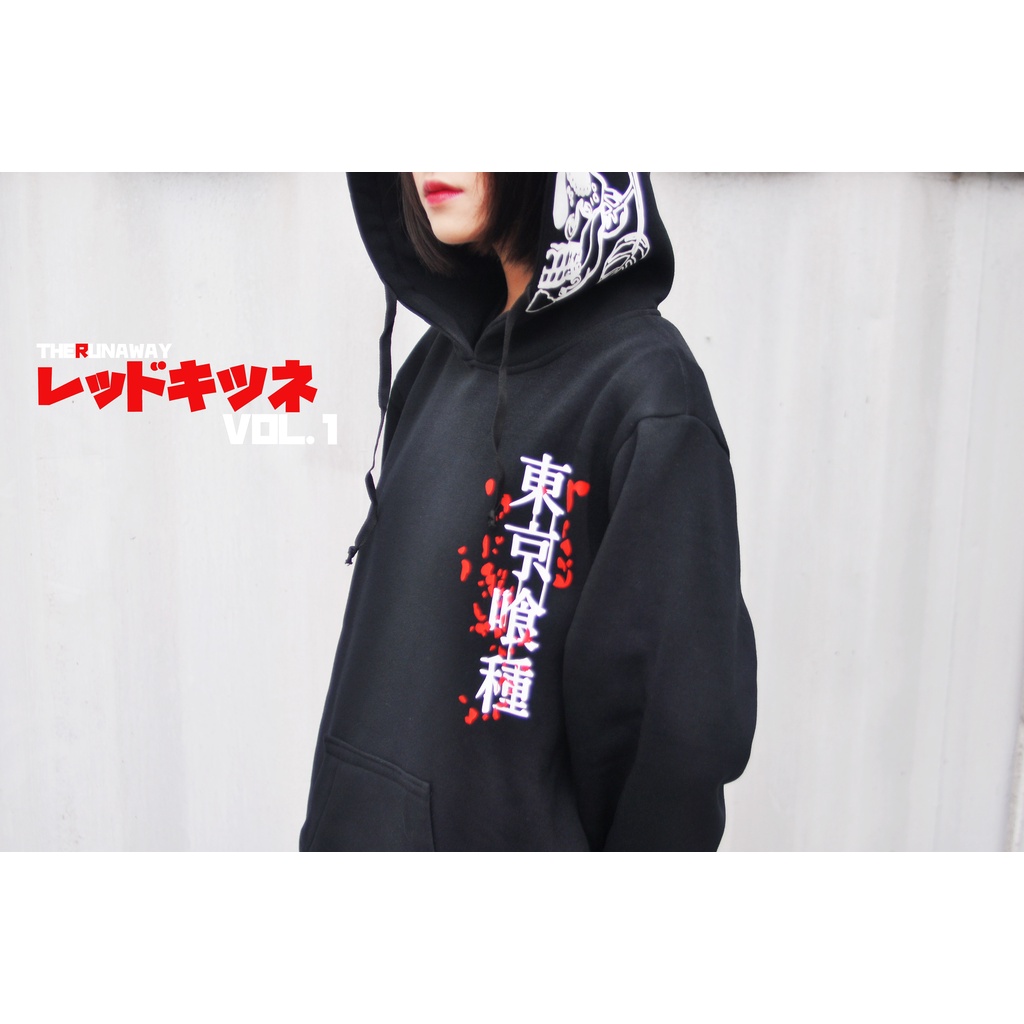 Áo Hoodie Urban Kitsune: Uta nỉ bông ngoại nhập by The Runaway