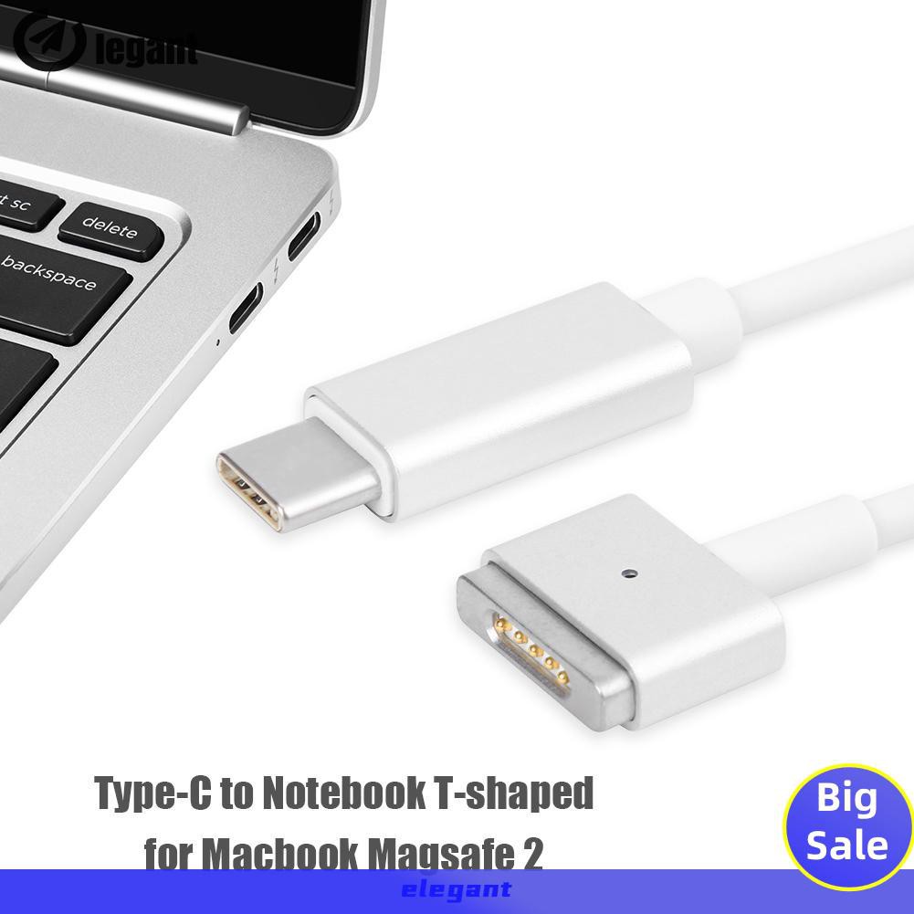 [NEW]USB Type-C Cable to Notebook T-shaped Charging Cables for Macbook Magsafe 2