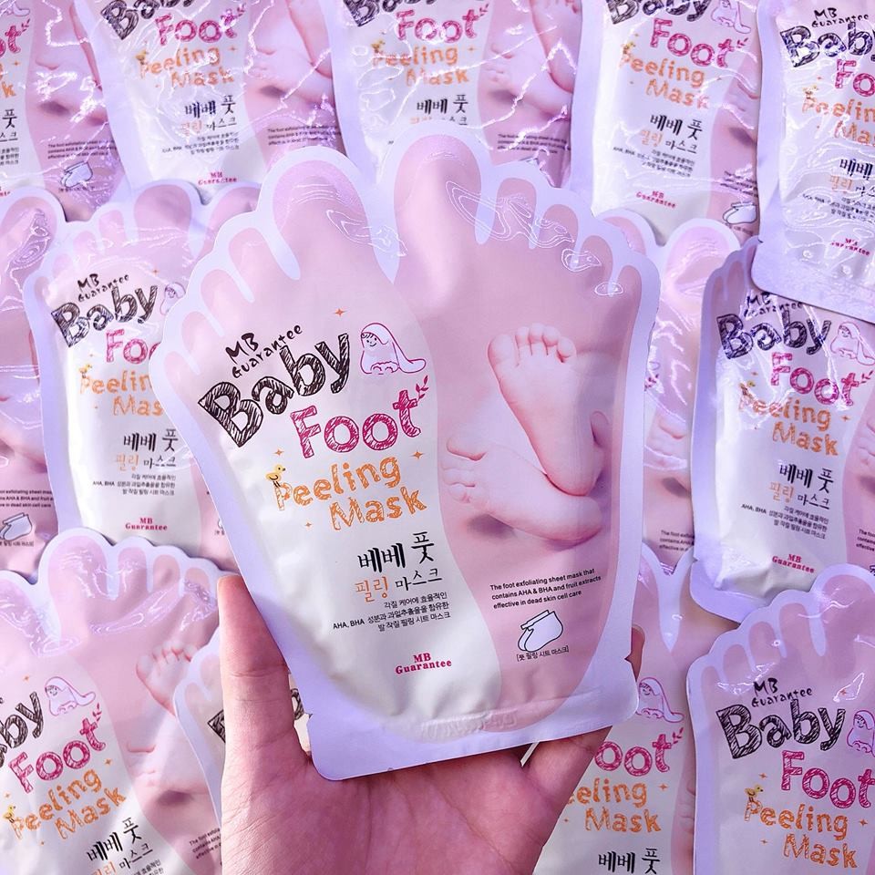 Mặt Nạ Ủ Da Chân MB Guarantee Baby Foot Peeling Mask Thái Lan