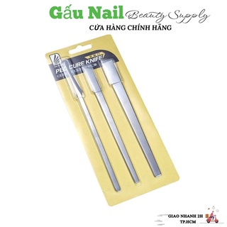 Bộ dao lấy khóe móng - Bộ 3 lấy khóe chuyên dụng cho dân làm móng
