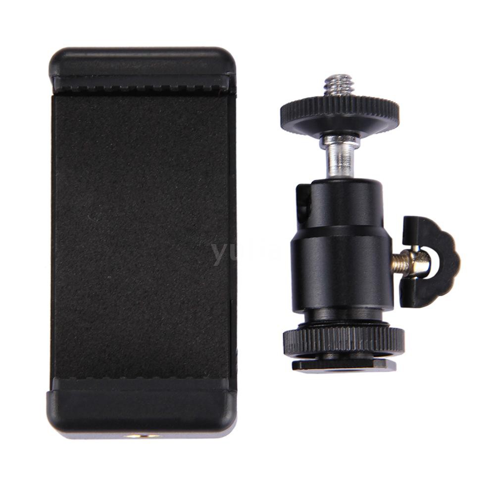 Bộ phụ kiện thanh kẹp điện thoại 360 độ cho chân tripod