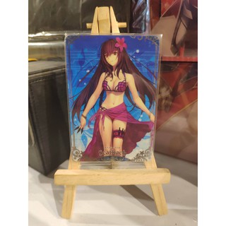 Thẻ bài bánh xốp Fate Grand Order FGO Scathach N - Tặng bọc bài nhựa bảo quản
