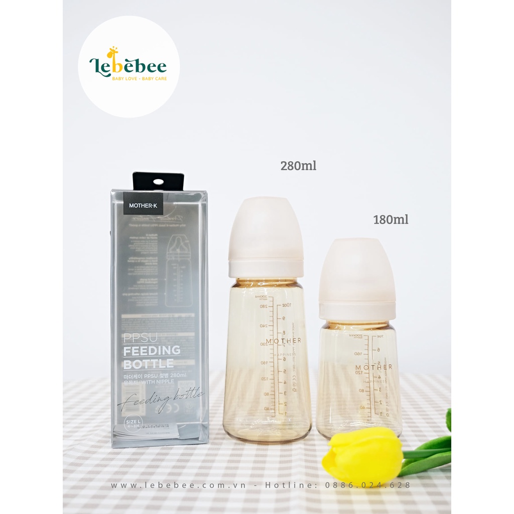 Bình sữa Mother - K Hàn Quốc 180ml/ 280ml