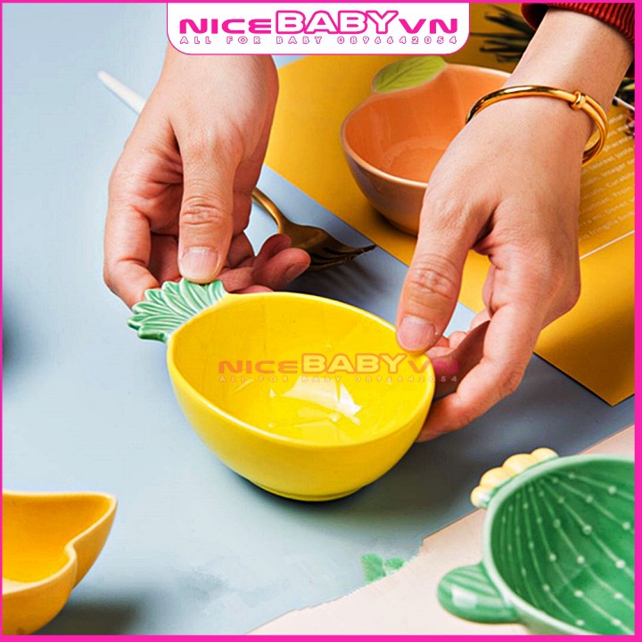 Bát Ăn Dặm Gốm Sứ kiểu Nhật Nhiều Hình Sinh Động Chén Ăn Dặm Giúp Bé Ăn Ngon NiceBabyVn Link 1