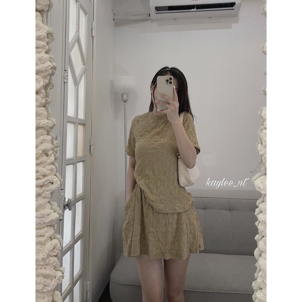 Set áo mix chân váy xoè 2 lớp chất xốp | BigBuy360 - bigbuy360.vn