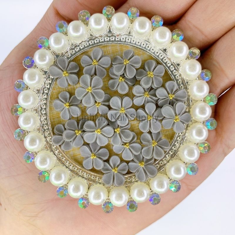 Hoa Bột Nail - Hoa Mai 3D Bột Mỹ Dùng Gắn Móng Giả Và Cả Móng Thật