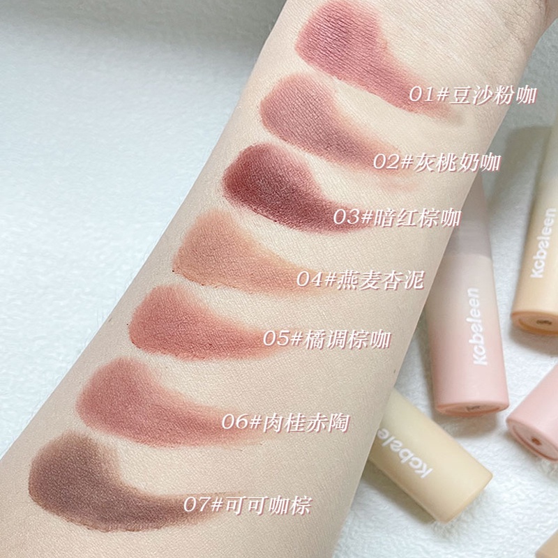 Son Môi KOBELEEN Chất Nhung Lì Mềm Mại Siêu Nhẹ Không Phai Màu