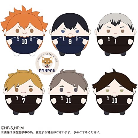 Móc nhồi bông Haikyuu! Fuwa Kororin - Nhiều nhân vật (Hàng Nhật chính hãng) Hakyu HQ To The Top