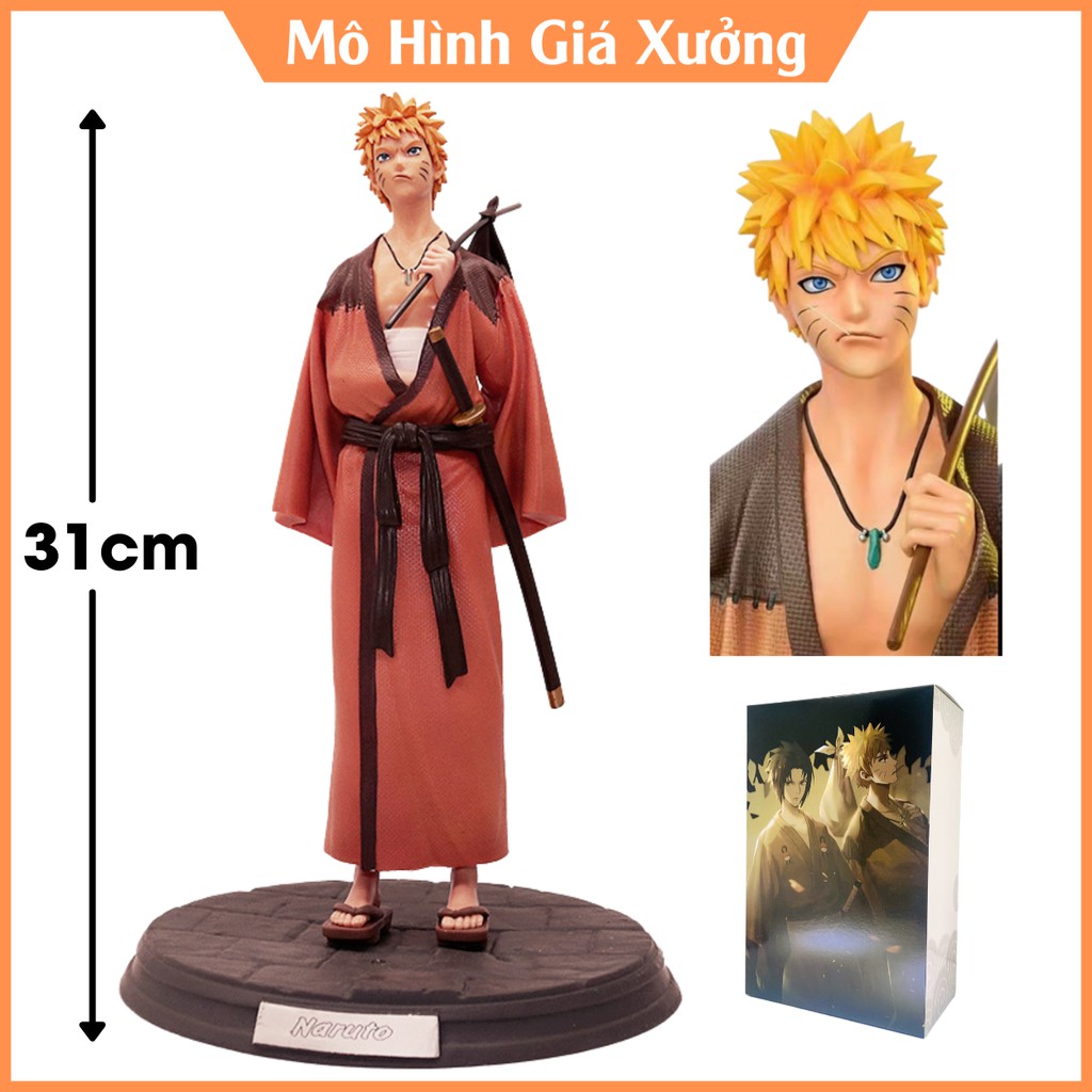 Mô hình Naruto mặc kimono siêu to  cao 31cm tỷ lệ 1/6 hàng cao cấp  figure mô hình naruto mô hình giá xưởng