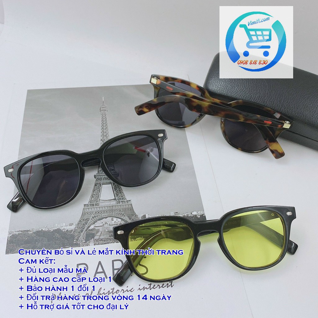 [ HÀNG CHẤT LƯỢNG ] Kính thời trang cao cấp Gental Monster dành cho nam, tròng kính polarized [ NÓI KHÔNG VỚI LỪA ĐẢO ]